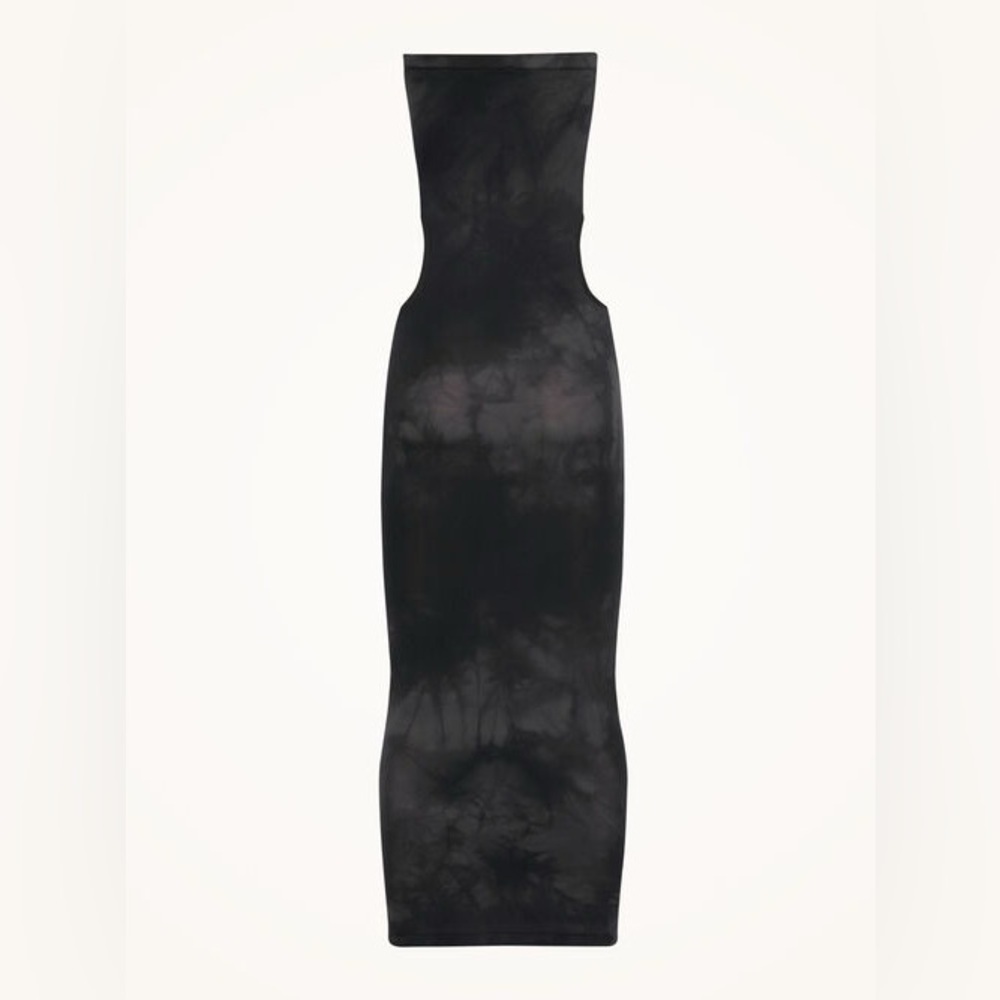 WOLFORD Cowlneck Sleeveless Maxi Dress in Black Fusion L - Picture 1 of 5